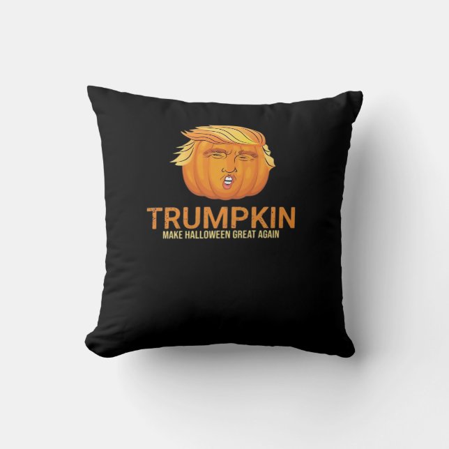 Funny Halloween Trumpkin - Fall make Halloween Gre Kudde (Framsida)