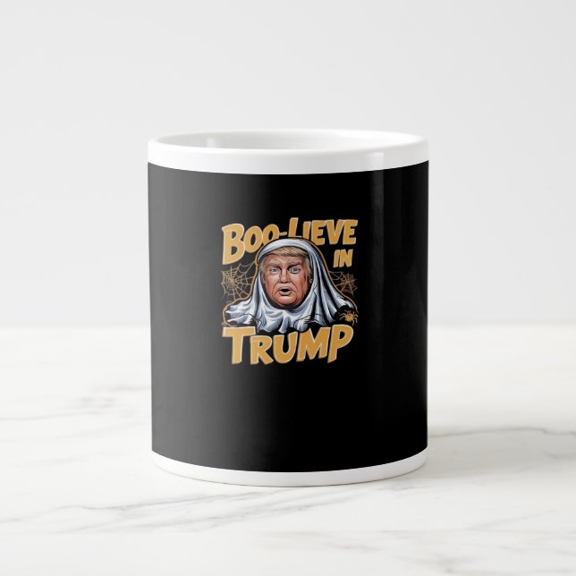 Funny Halloween Trumpkin Make Halloween Underbar A Jumbo Mugg (Framsidan)