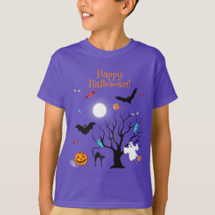 Funny Halloween-varelser och kaniner T Shirt