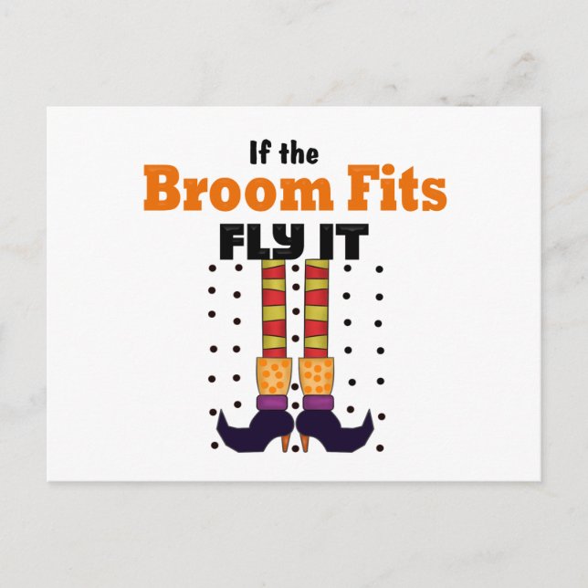 Funny Halloween Vykort (Framsida)