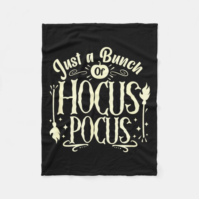 Funny Halloween Witch Just A Bunch Of Quote Gift  Fleecefilt (Framsidan)