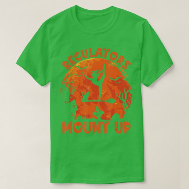 Funny Halloween Witch Regulatorese Mount Up (65) T Shirt (Design framsida)