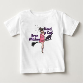 Funny Halloween Witch T-Shirt baby