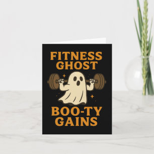 Funny Halloween-workout Ghost Gym Joke for Booty L Kort