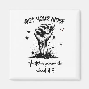 Funny Halloween Zombie Har din näsa Magnet