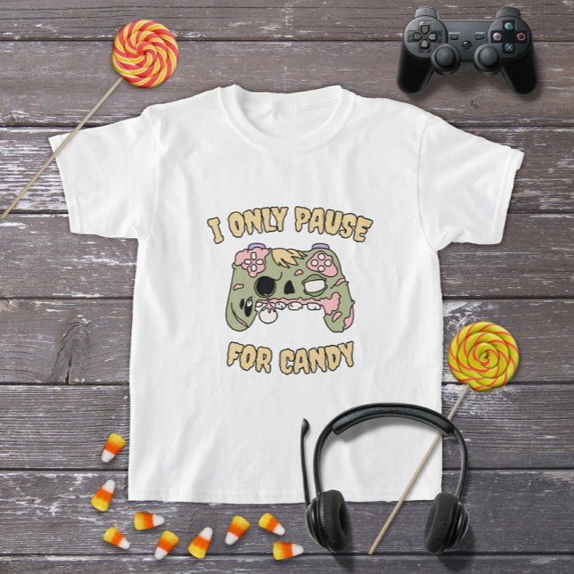 Funny Halloween Zombie Video Game Controller T Shirt (Skapare uppladdad)
