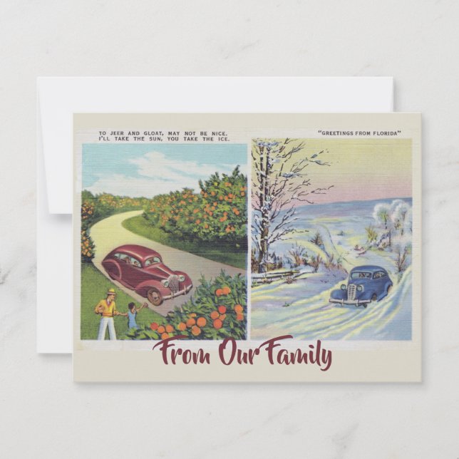 Funny Hälsning från Florida Card (Framsida)