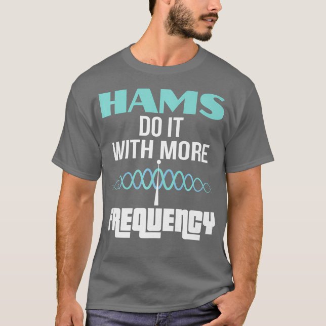Funny Ham Radio Operator Amateur Manar Gifts T Shirt (Framsida)