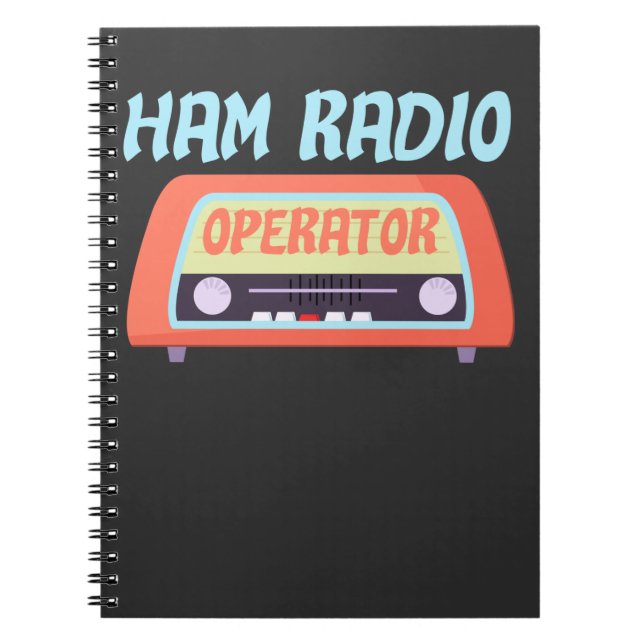 Funny Ham Radio Operator Gift Anteckningsbok (Framsidan)