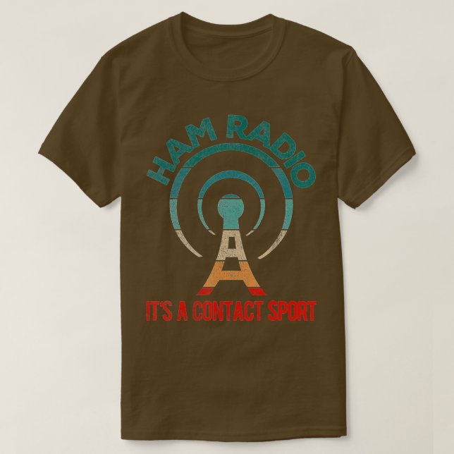 Funny Ham Radio Operator Grandpa Pappa Amateur Rad T Shirt (Design framsida)
