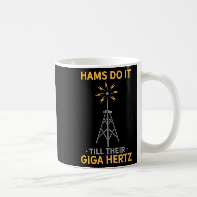 Funny Ham Radio Quote Amateur Operator Enthusiast Kaffemugg (Höger)