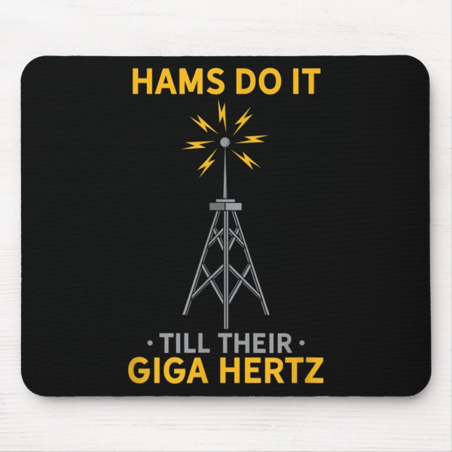 Funny Ham Radio Quote Amateur Operator Enthusiast Musmatta (Framsidan)