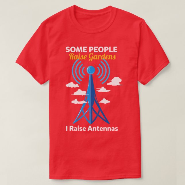 Funny Ham Radio Quote T Shirt (Design framsida)