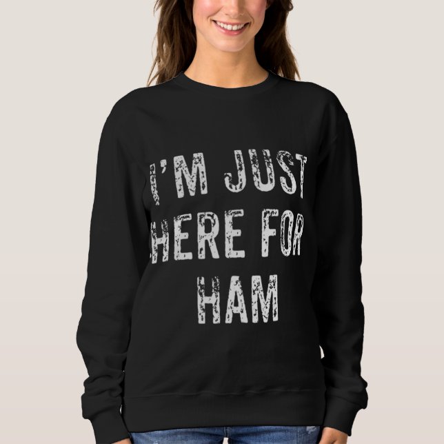 Funny Ham Thanksgiving Dinner Gift T Shirt (Framsida)