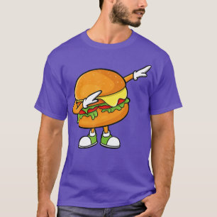 Funny Hamburger Art Manar Women Cheeseburger Burge T Shirt