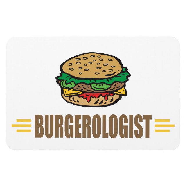 Funny Hamburger Magnet (Horisontell)