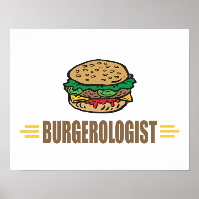 Funny Hamburger Poster (Framsidan)