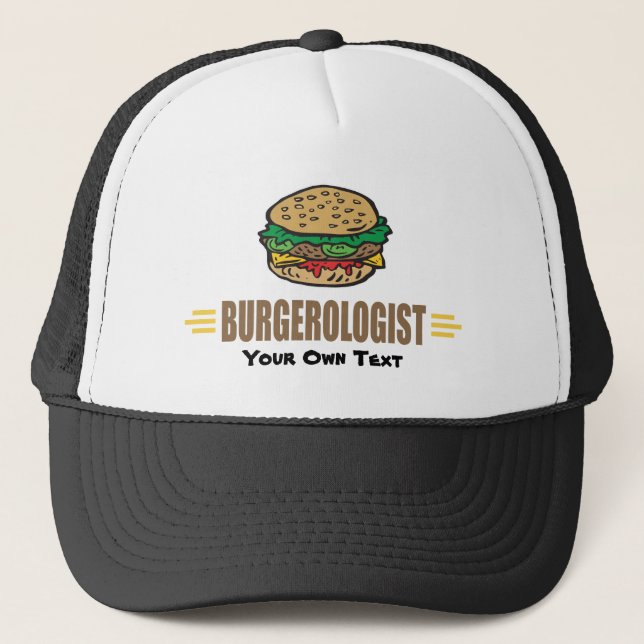 Funny Hamburger Truckerkeps (Framsida)