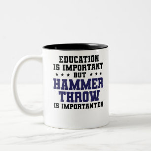 Funny Hammer Throw är Importanter Två-Tonad Mugg