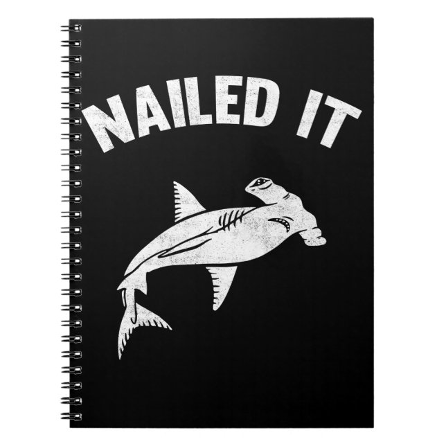 Funny Hammerhead Shark Pun Anteckningsbok (Framsidan)