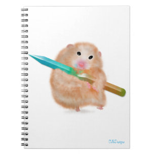 Funny Hamster bärbar dator Anteckningsbok