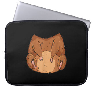 Funny Hamster Body Headless Easy Halloween Laptop Fodral