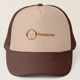 Funny Hamster Headphones Trucker Hat Keps