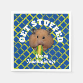 Funny Hamster Thanksgiving Pappersservett