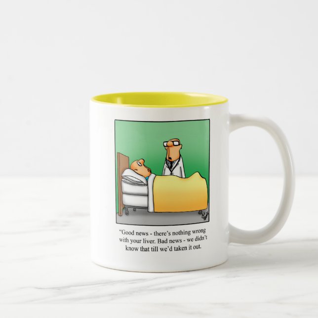 Funny Hämta bra Humor-kaffe Mugg (Höger)