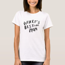 Funny Hand Lettered Shirt (världens bästa Mamma)