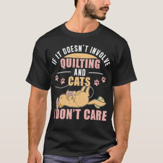 Funny Hand Quilting Humor For Quilter Quilt Maker T Shirt
