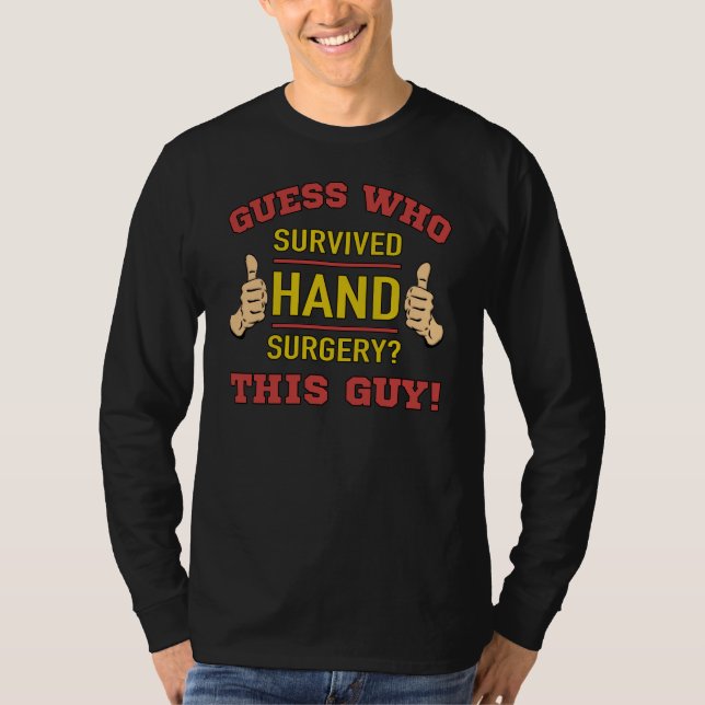 Funny Hand Surgery Tee (Framsida)