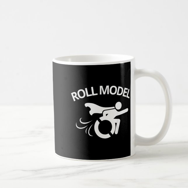 Funny Handicapped Sarcastic Wheelchair  Kaffemugg (Höger)