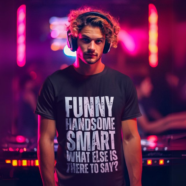 Funny handstil Smart T Shirt (Skapare uppladdad)