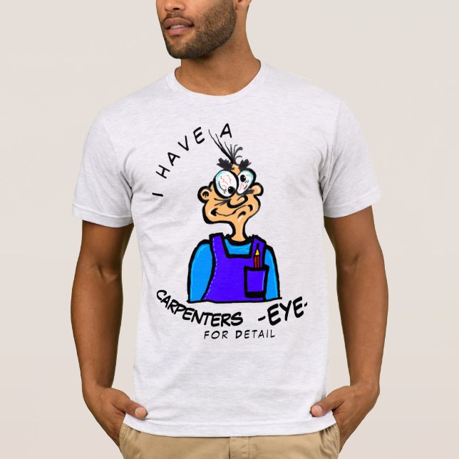 Funny Handyman Tecknad Manar T-Shirt (Framsida)