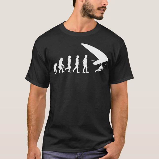 Funny Hang Gliding s  Cool Glider T Shirt (Framsida)