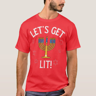 Funny Hannukah, Chanukah, Hanukkah, Låt oss Get Li T Shirt