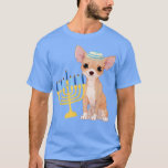 Funny Hanukkah Chanukah Chihuahua Hund älskare Men T Shirt<br><div class="desc">Funny Hanukkah Chanukah Chihuahua Hund älskare Menorah Jewish .</div>