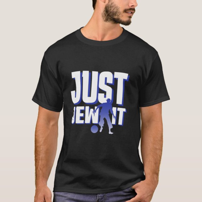 Funny Hanukkah Jew it Hebrew Jewish Helgdag Bo T Shirt (Framsida)
