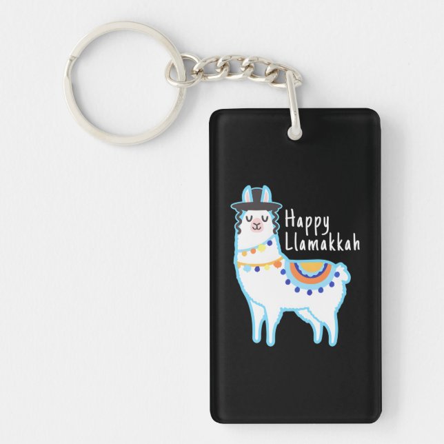 Funny Hanukkah Llama Lycklig Llamakkah Jewish (Framsidan)