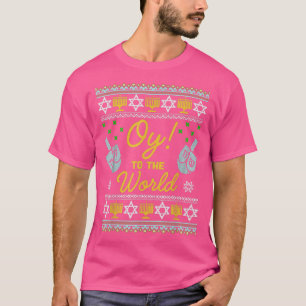 Funny Hanukkah Oy på den judiska Helgdag T Shirt