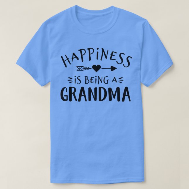 Funny Happiness Is Being A Grandma Grandmother App T Shirt (Design framsida)