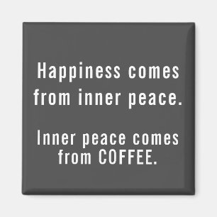 Funny Happity Coffee Definition Magnet