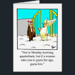 Funny Happy Birthday Humor Greeting Card Hälsningskort<br><div class="desc">Enjoy spreading the laughter with this hilarious romantic happy birthday greeting card by cartoonist Bill Abbott; send some laughs along with your love and wishes for a happy birthday. Bill Abbott's cartoon "Spectickles" the internationally syndicated comic has also appeared in Hallmark U.K., Reader's Digest, Saturday Evening Post and other fine...</div>
