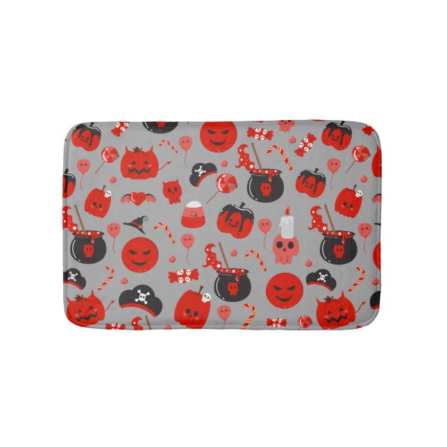 Funny Happy halloween Ghost Personlig Bath Mat Badrumsmatta (Framsidan)