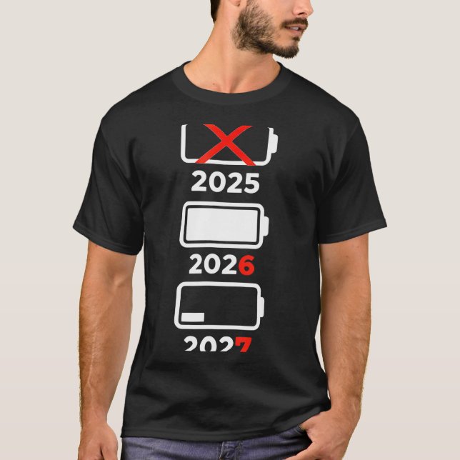Funny Happy New Year 2026 2027 67 Meme Six Seven  T Shirt (Framsida)