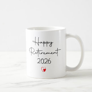 Funny Happy Retirement 2026 Saying For Coworker Kaffemugg