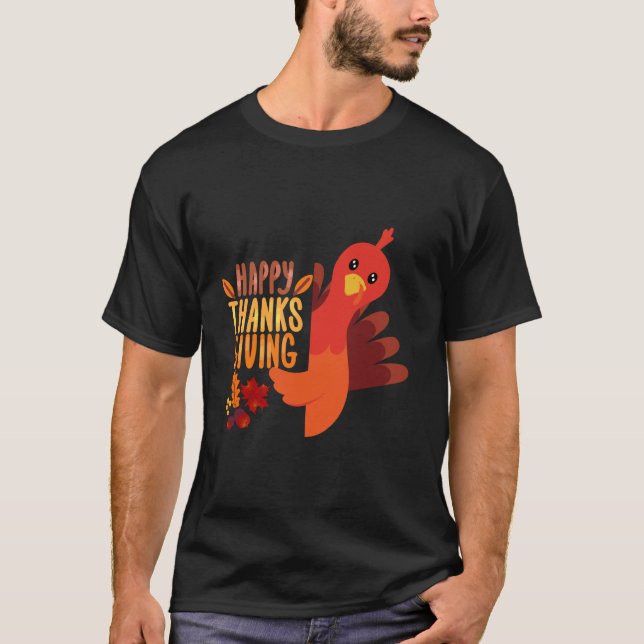 Funny Happy thanksgiving Fall Funny Thanksgiving F T Shirt (Framsida)
