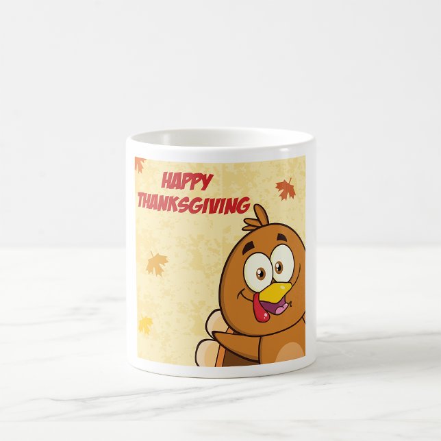 Funny Happy thanksgiving Kaffemugg (Skapare uppladdad)