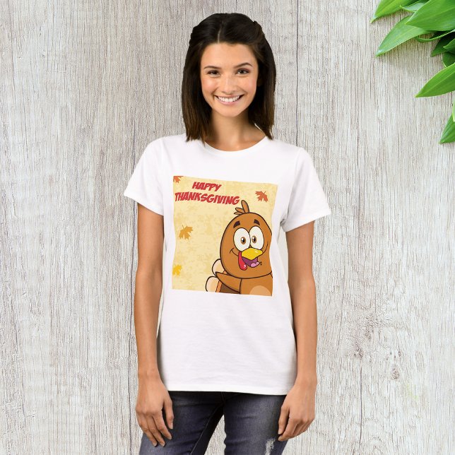Funny Happy thanksgiving T Shirt (Skapare uppladdad)